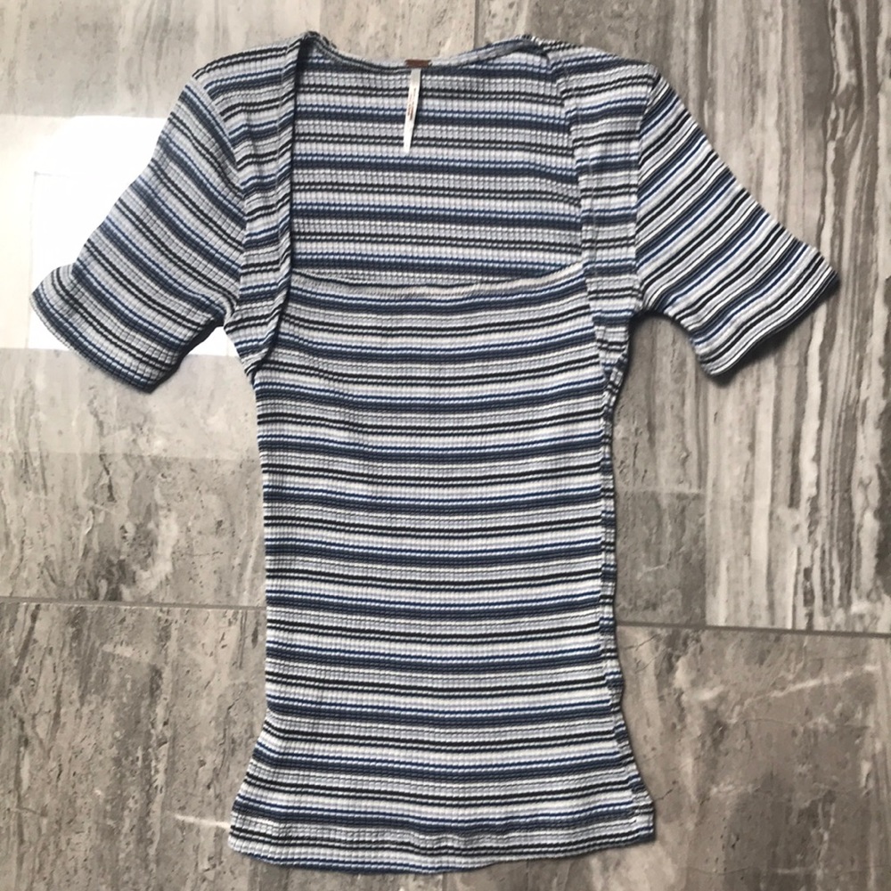 Free People square neck T-shirt